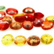 Heated only! Vibrant 7.81ct fancy color Sapphire set