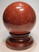 Attention grabbing 4,120ct Red Jasper sphere