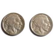 1930 P &S Near Unc Buffalo Nickels