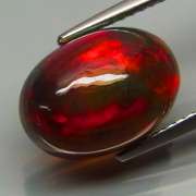 Full body flashing 3.67ct Welo Black Opal