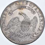 1819/8 Capped Bust Half Dollar - 103 EDS R4+ - LG 9