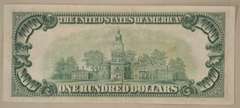 1934 $100 Atlanta FR Note With Lime Green Seal