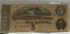Confederate: 1864  $5 Richmond, circ, signed & numbered