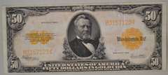 $ 50 Gold Certificate Series 1922