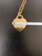 Rare 18k Extra Large Tiffany & Co Heart Tag