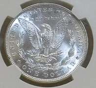 1887 Morgan Dol NGC MS-64, near GEM