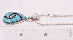 Sensational Signed Turquoise Ring in Sterling Silver