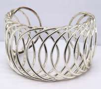 Vintage Sterling Silver Bangle Bracelet