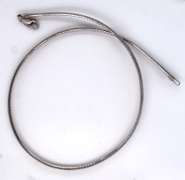 Vintage Italian Sterling Silver Omega Necklace