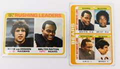 2 Walter Payton Football Cards