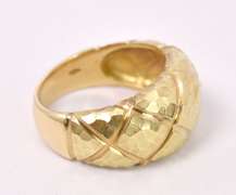 Dazzling Dome Style Ring in 18K Yellow Gold