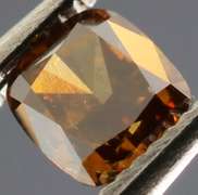 Stunning .36ct cushion cut chocolate Diamond