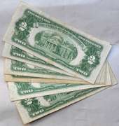 6 1928 G $2 Red Seal US Notes