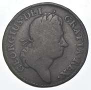 1723 woods hibernia Irish US Colonial Halfpenny