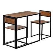 Steel Wood Office Desk and Chair Combination