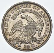 1830 Liberty Cap Dime - JR 8 - Med 10c