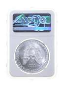 MS67 ERROR 2000 American Silver Eagle - OBV & REV Struck Thru - NGC