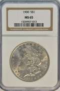 Much tougher Gem BU 1900-P Morgan Silver Dollar. PCGS MS65