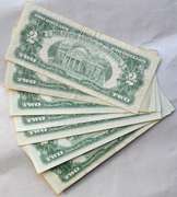 6 $2 Red Seal 7 A 1953 C Star US Notes