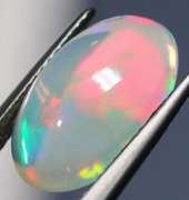 Glowing! 3.73ct full cover multi-pattern Jelly Opal