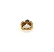 Magnificent Cluster Diamond Ring with Cushion style 14k Gold Band
