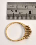 Precious Marquise Diamond Pyramid Ring