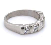 Incredible Platinum Diamond Wedding Band