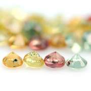 Ravishing 6.66ct diamond cut Songean Sapphire set