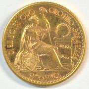 Superb Gem BU 1965 Peru 10 Soles Gold Piece