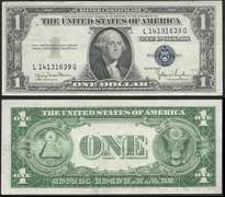 $1 1935-D SIlver Certificate Wide Fr. 1613W  Extremely Fine.