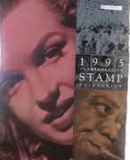 Stamps: 1995 Mint Book w/ Commem stamps,