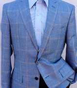 Wool & Silk Fabric, Modern Fit Sport Jacket by Galante