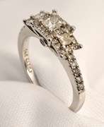 Popular Past, Present, Future Diamond Ring