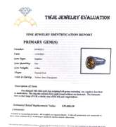 Remarkable White Gold oval Sapphire and Diamond Ring