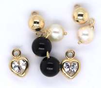 Beautiful Yellow Gold Hoop Charms