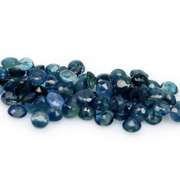 Glistening 7.43ct multiple blue Sapphire set