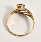 Sweet Tri-Color Amethyst Ring