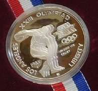 1983 PRF Silver Olympic Dollar