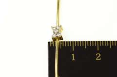 18K Yellow Gold Cubic Zirconia Cluster Bar Link Tennis Bracelet