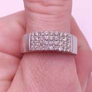 Gent's 14kt Gold & Diamond Band Ring