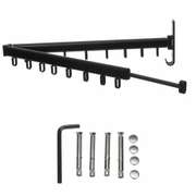 Folding Clothes Hanger Wall Mounted Telescopic