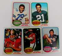 5 Topps 1976 Football Greats Cards