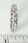 Exceptional Platinum and Diamond Eternity Band