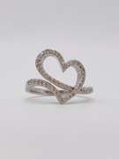14kt Gold & Diamond Heart Ring