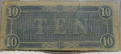 Confederate: 1864  $10 Richmond, circ, signed & numbered