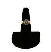 Quintuple Layer Baguette Diamond Channel Set Ring with 14k Gold