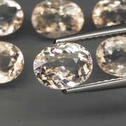 Whisper pink! 6.16ct untreated Morganite set
