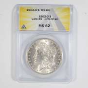 MS62 1902-O Morgan Silver Dollar - VAM-25 - HITLIST40 - Graded ANACS