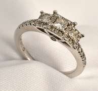Popular Past, Present, Future Diamond Ring