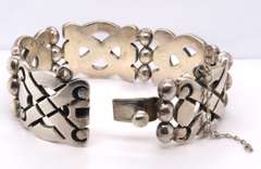 Vintage Sterling Silver Mexico Bracelet